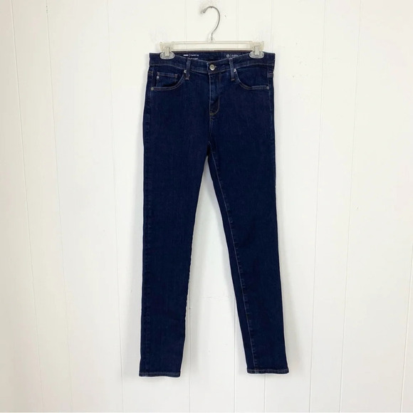 AG Adriano Goldschmied The Prima Cigarette Leg Jeans Womens Size 27 Dark Wash - Picture 1 of 13